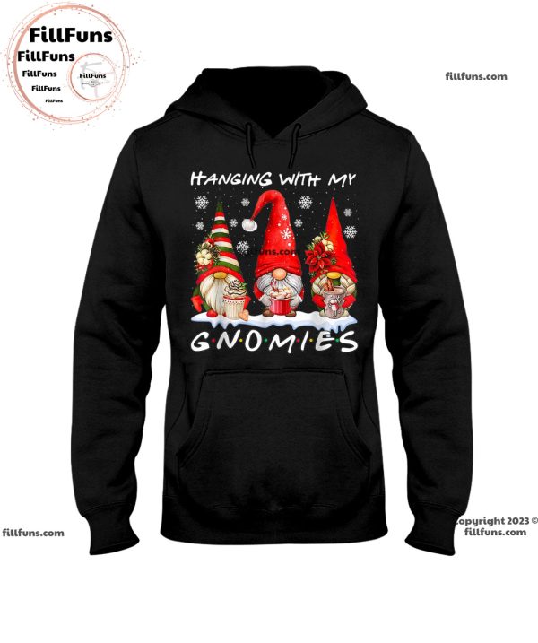 Hanging With My Gnomies Funny Lover Xmas Hoodie