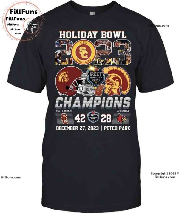 2023 Holiday Bowl Champions USC Trojans Unisex T-Shirt