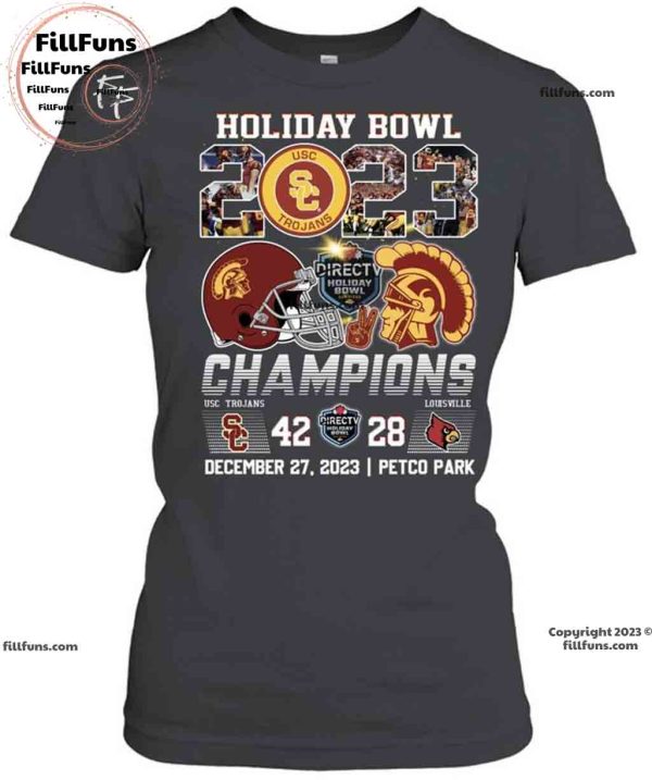 2023 Holiday Bowl Champions USC Trojans Unisex T-Shirt