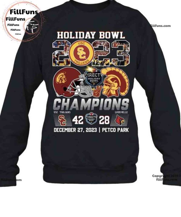 2023 Holiday Bowl Champions USC Trojans Unisex T-Shirt