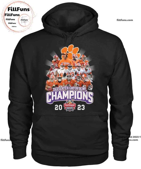 Clemson Tigers Taxslayer Gator Bowl Champions 2023 Unisex T-Shirt