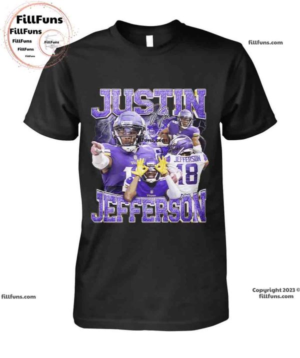 Justin Jefferson Retro Unisex T-Shirt