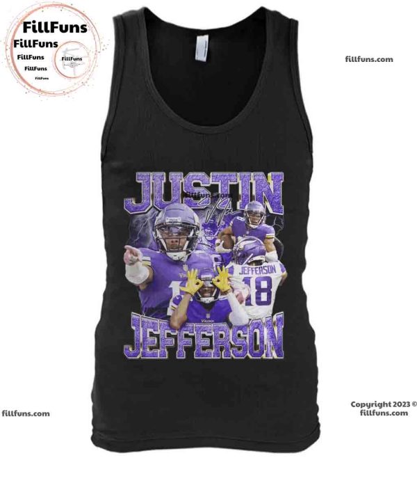 Justin Jefferson Retro Unisex T-Shirt