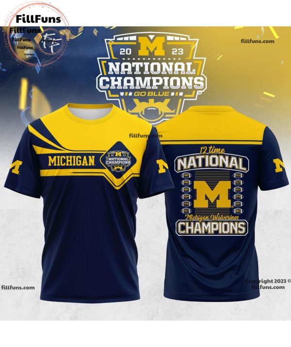 12 Time National Champions College Football Playoff 2023 Shirt