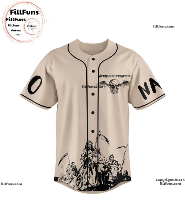 Avenged Sevenfold 25th Anniversary 1999 – 2024 Thank You For The Memories Custom Baseball Jersey