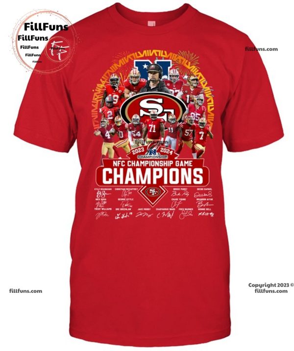 2023 2024 NFC Championship Game Champions San Francisco 49ers Unisex T-Shirt