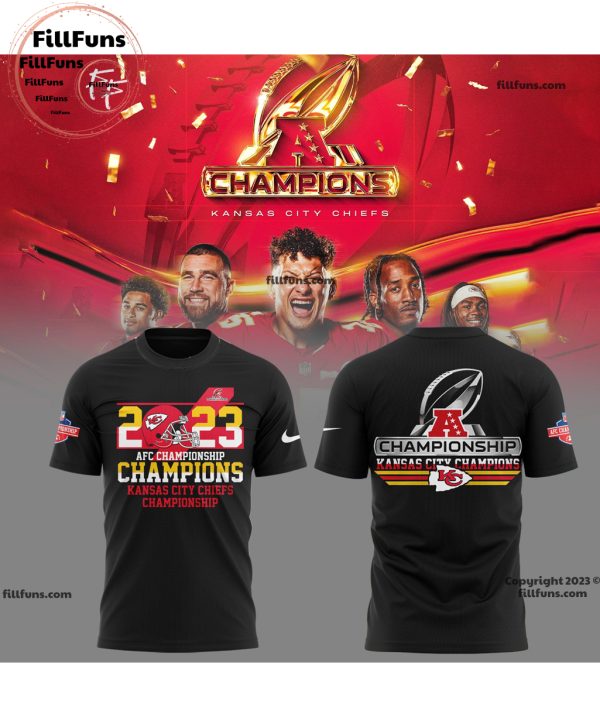 2023 AFC Championship Champions Kansas City Chiefs Championship Hoodie, Jogger, Cap