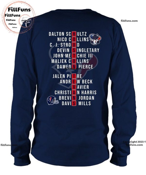 2023 AFC South Division Champions Houston Texans Unisex T-Shirt