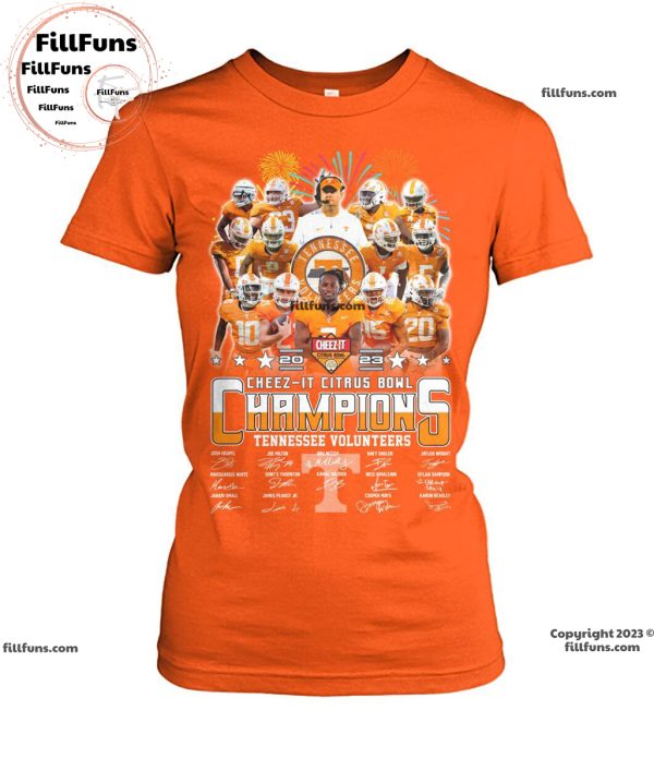 2023 Cheez-It Citrus Bowl Champions Tennessee Volunteers Unisex T-Shirt