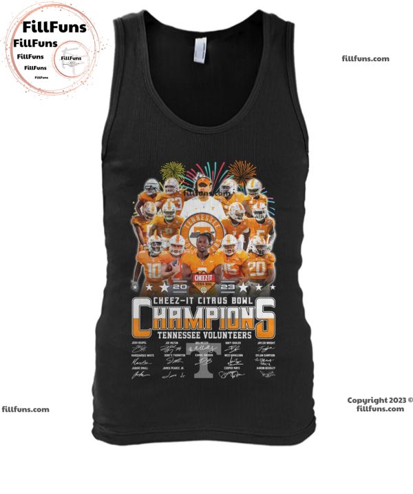 2023 Cheez-It Citrus Bowl Champions Tennessee Volunteers Unisex T-Shirt