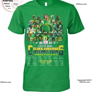2023 Fiesta Bowl Champions Oregon Ducks Unisex T-Shirt