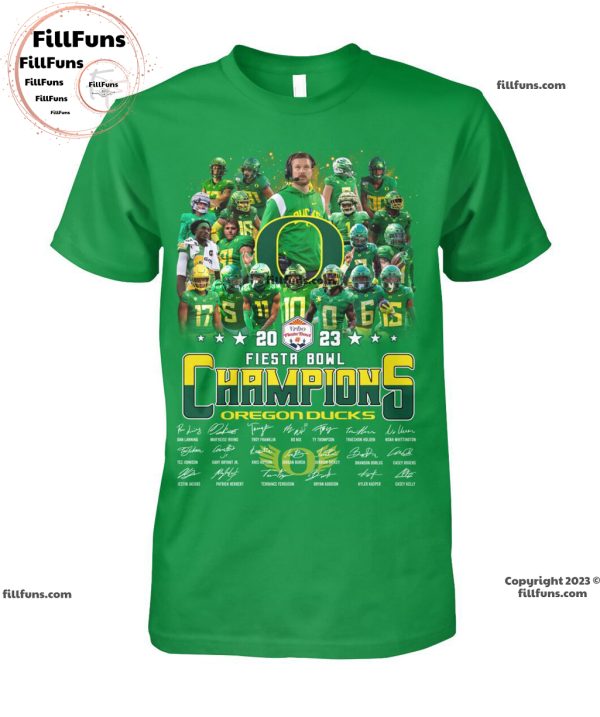 2023 Fiesta Bowl Champions Oregon Ducks Unisex T-Shirt