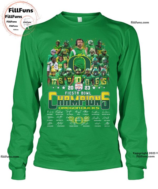 2023 Fiesta Bowl Champions Oregon Ducks Unisex T-Shirt