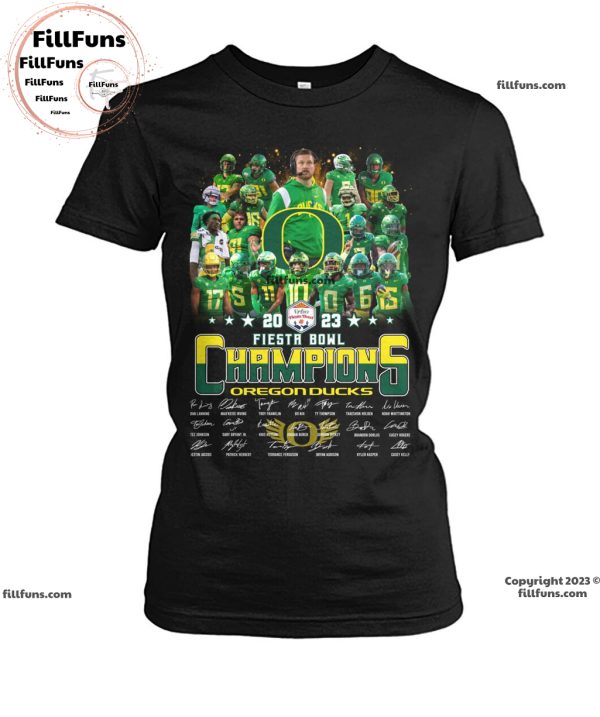 2023 Fiesta Bowl Champions Oregon Ducks Unisex T-Shirt