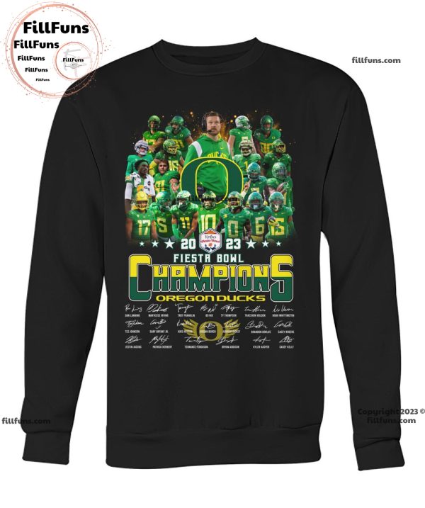 2023 Fiesta Bowl Champions Oregon Ducks Unisex T-Shirt