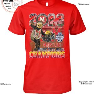 2023 Maryland Terrapins Music City Bowl Champions Unisex T-Shirt