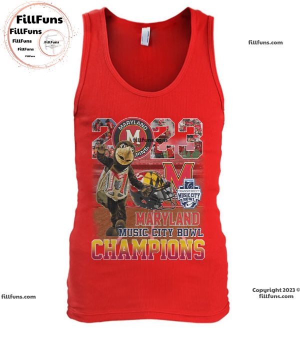 2023 Maryland Terrapins Music City Bowl Champions Unisex T-Shirt
