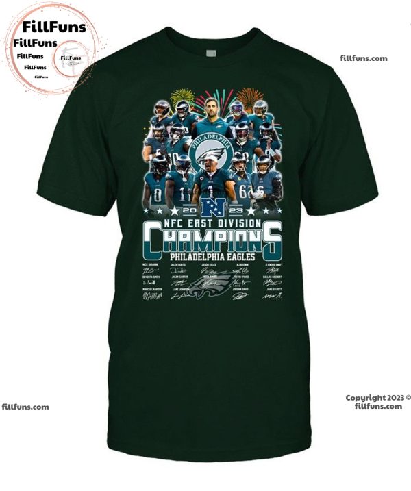 2023 NFC East Division Champions Philadelphia Eagles Unisex T-Shirt