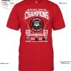 2023 Orange Bowl Champions Georgia Bulldogs 63 – 03 Florida State SeminolesUnisex T-Shirt