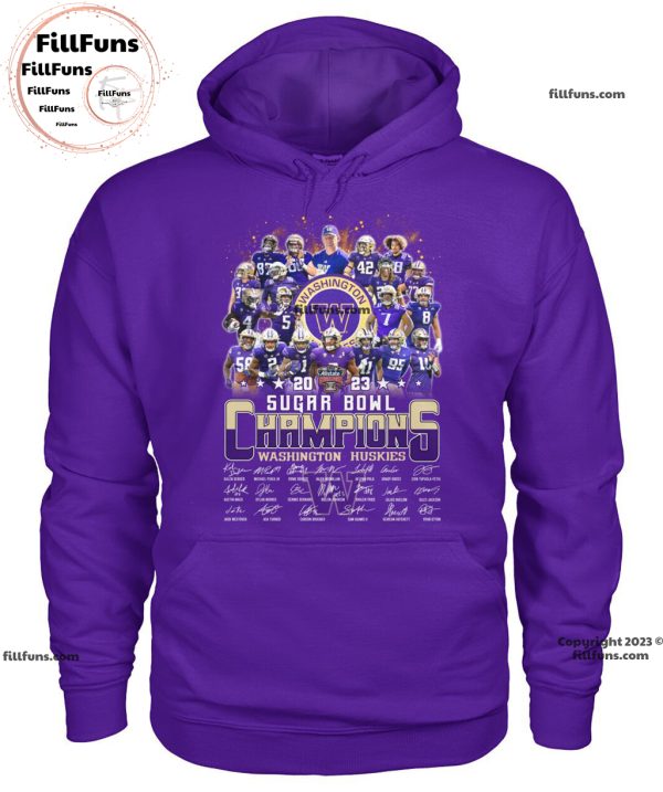 2023 Sugar Bowl Champions Washington Huskies Unisex T-Shirt