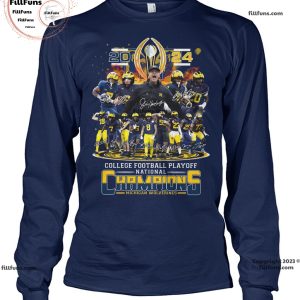 2024 College Football Playoff National Champions Michigan Wolverines Unisex T-Shirt