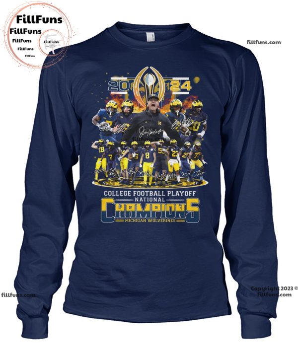 2024 College Football Playoff National Champions Michigan Wolverines Unisex T-Shirt