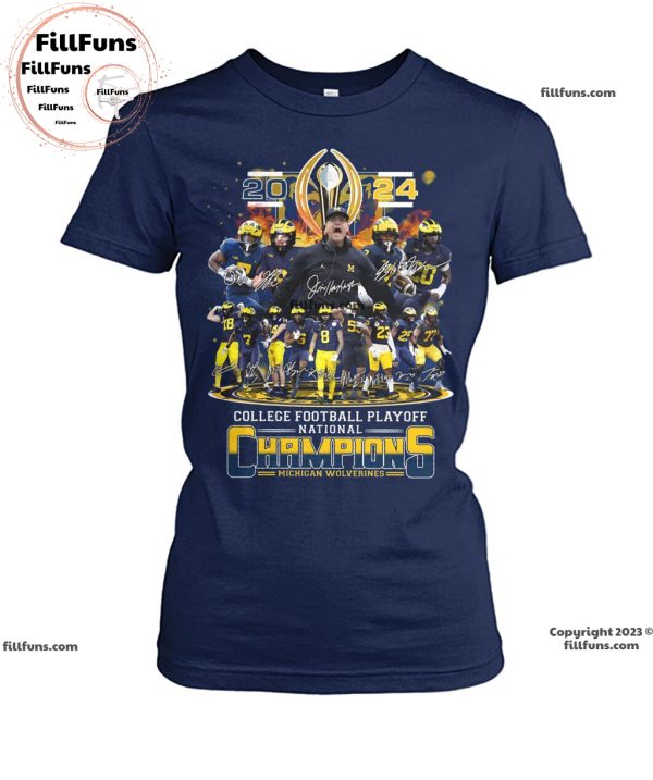 2024 College Football Playoff National Champions Michigan Wolverines Unisex T-Shirt