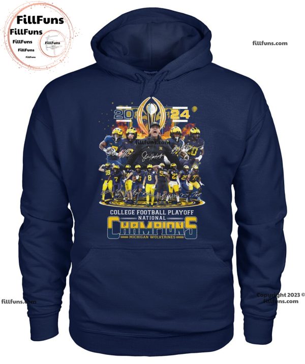 2024 College Football Playoff National Champions Michigan Wolverines Unisex T-Shirt