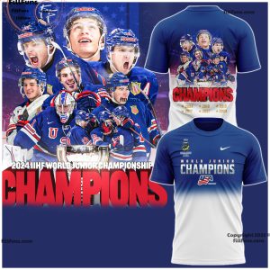2024 IIHF World Junior Ice Hockey Championship USA Hockey Tshirt