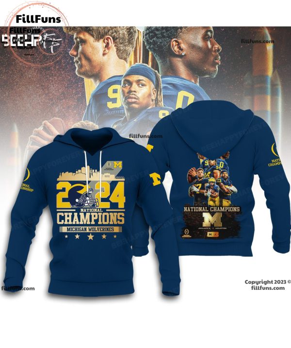 2024 National Champions Michigan Wolverines January 8, Houston Tshirt