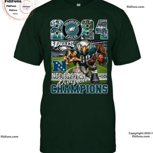 2024 NFC East Division Champions Philadelphia Eagles Unisex T-Shirt