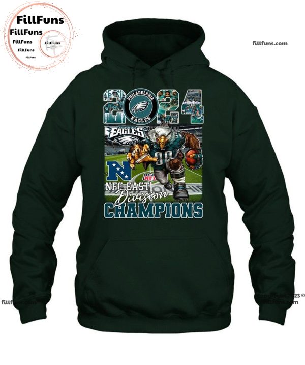 2024 NFC East Division Champions Philadelphia Eagles Unisex T-Shirt