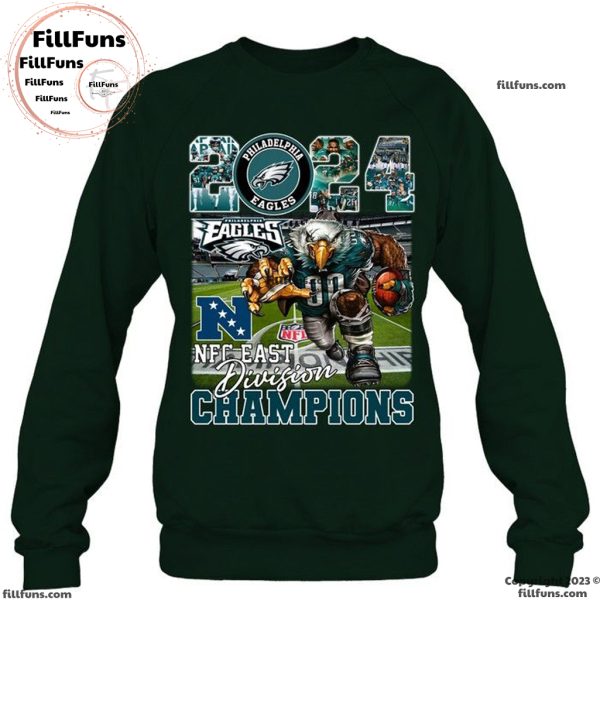 2024 NFC East Division Champions Philadelphia Eagles Unisex T-Shirt