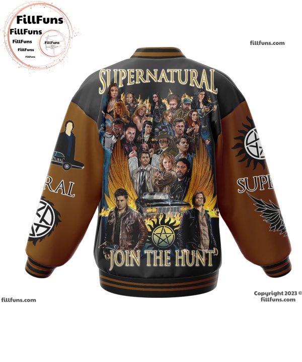 Supernatural Join The Hunt Baseball Jacket