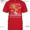 8 Years In A Row AFC West Division Champions Kansas City Chiefs Unisex T-Shirt