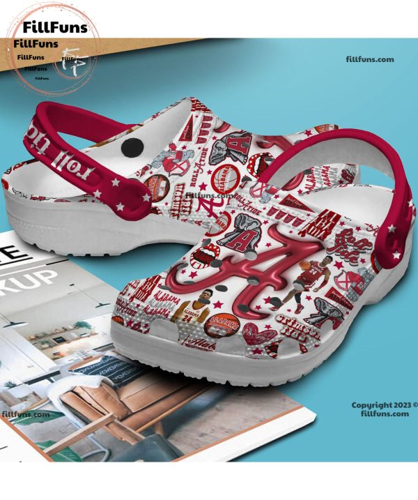 Alabama Baeketball Roll Tide Crocs