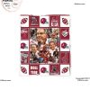 Limited Edition 2024 Nick Saban Thanks Coach and Roll Tide! Fleece Blanket