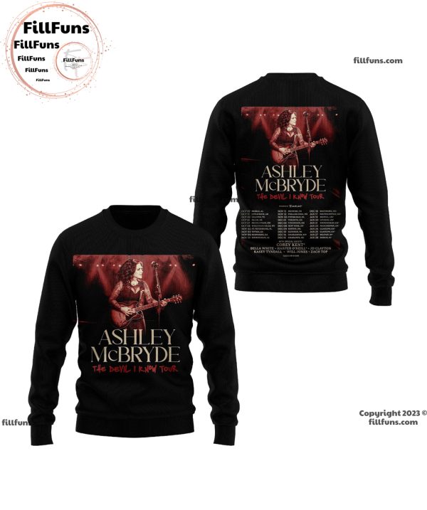 Ashley Mcbryde The Devil I Know Tour 3D T-Shirt