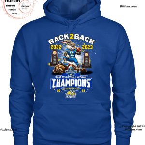 Back To Back 2022 – 2023 NCAA FCS Football National Champions 2023 South Dakota State Jackrabbits Unisex T-Shirt