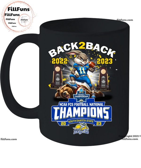 Back To Back 2022 – 2023 NCAA FCS Football National Champions 2023 South Dakota State Jackrabbits Unisex T-Shirt