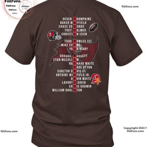 Back To Back To Back NFC South Division 2021 2022 2023 Champions Tampa Bay Buccaneers Unisex T-Shirt