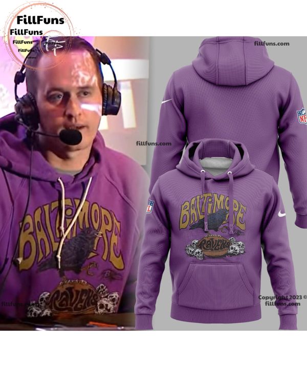 Baltimore Ravens x Grateful Dead Design Hoodie, Jogger, Cap