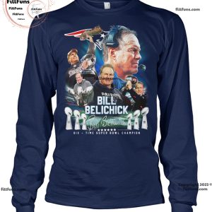 Bill Belichick Six – Time Super Bowl Champions Unisex T-Shirt