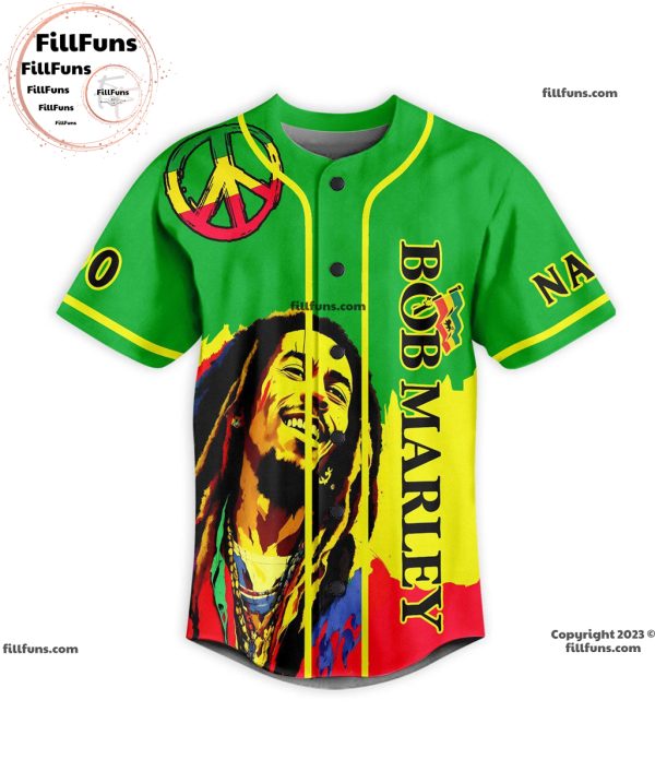 Bob Marley Rastafari Is Not A Culture It’s A Reality Custom Baseball Jersey