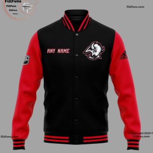 Buffalo Sabres Black Alternate Primegreen Custom Baseball Jacket