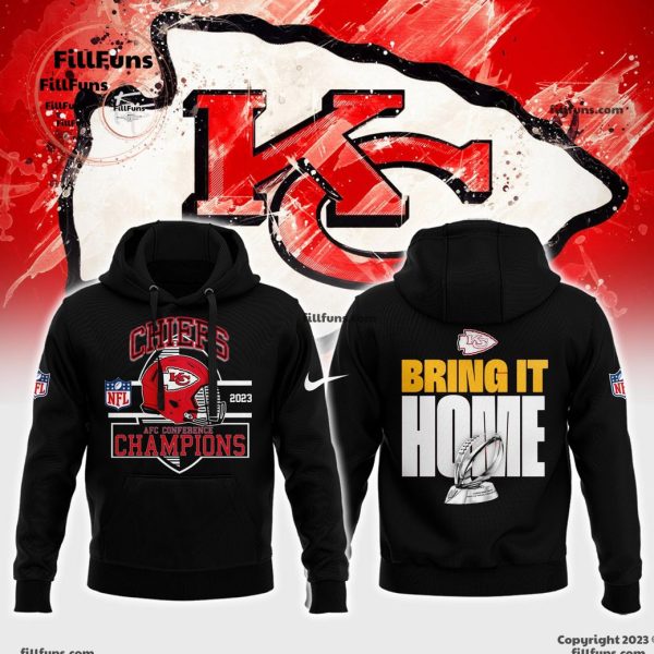 Chiefs 2023 AFC Conference Champions Bring It Home Hoodie, Jogger, Cap