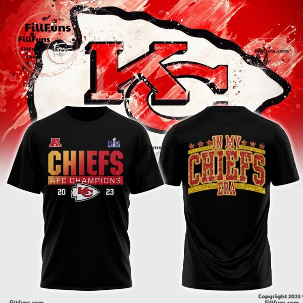 Chiefs AFC Champions 2023 In My Chiefs Era Hoodie, Jogger, Cap