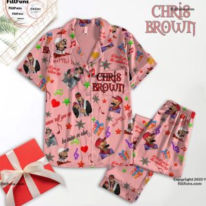 Chris Brown Let Me Hit You Up This Valentine’s Day Pajamas Set
