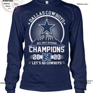Dallas Cowboys NFC East Champions 2023 Let’s Go Cowboys Unisex T-Shirt