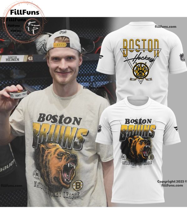 Danton Heinen Boston Bruins National Hockey League Hoodie, Jogger, Cap